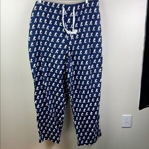 Vintage Disneyland Resort Mickey Mouse Print Chef Pants Pajamas